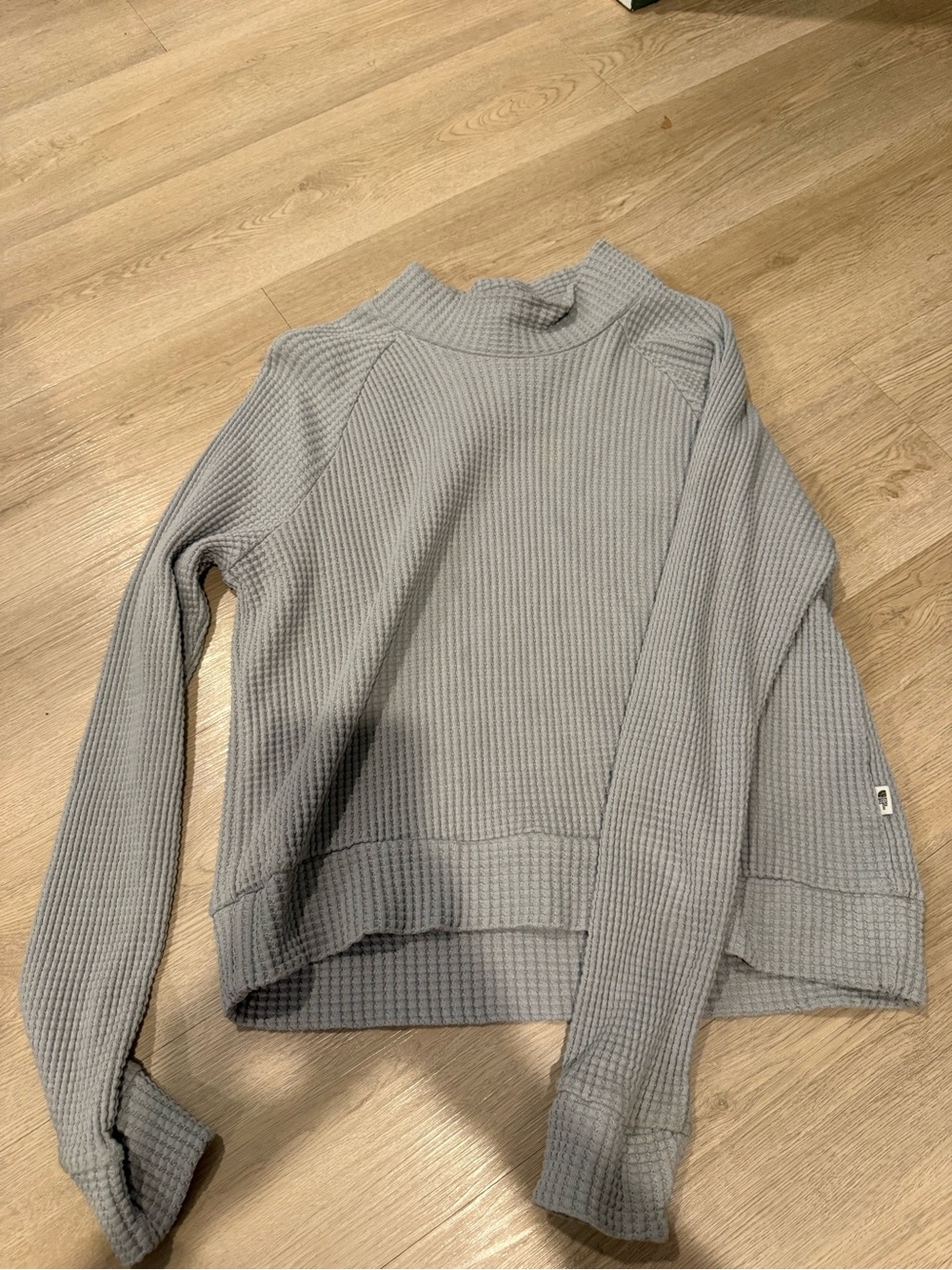 The North Face Women'Small Long-Sleeve Mock Neck Chabot Gray Small